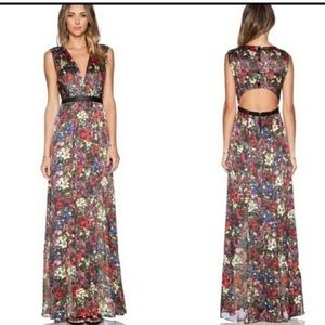 Alice + Olivia Floral Maxi Dress - Multicolor